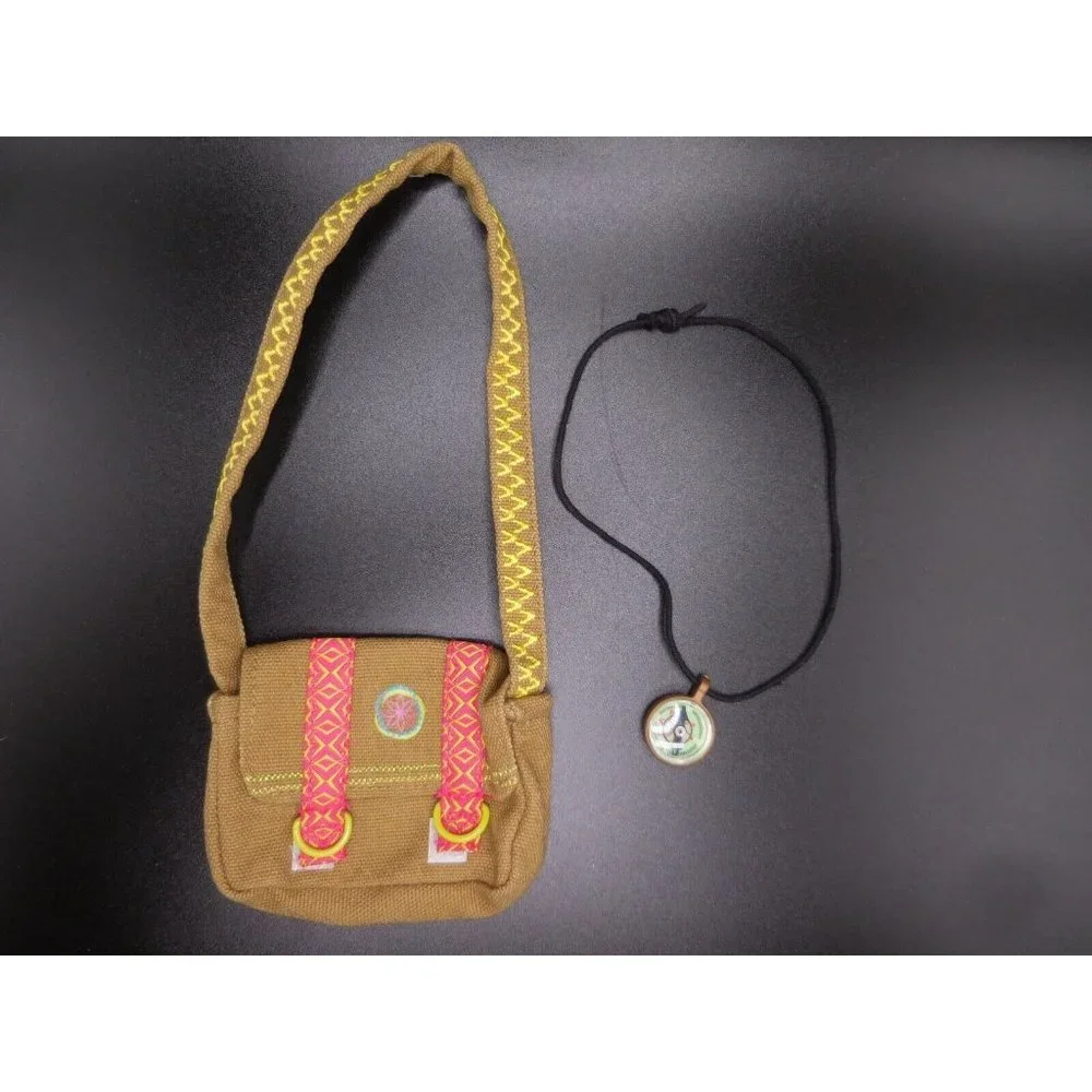 American Girl Doll Lea Clark Book Bag &‎ Compass